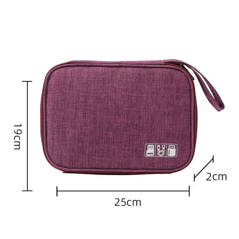 Neu Kationische Datenkabel Aufbewahrungstasche Tragbare USB Digital Tasche Geschäftsreise Reise Partition Kosmetik_voghion.com