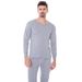 Men's Thermal Underwear Set Fleece Lined Winter Warm Long Sleeve Tops & Pants Soft Stretchable Base Layer For Cold Weather_voghion.com