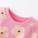Malwee Girls' Sweatshirt Autumn Winter New European And American Style Casual Round Neck Printed Long Sleeve Base Shirt_voghion.com