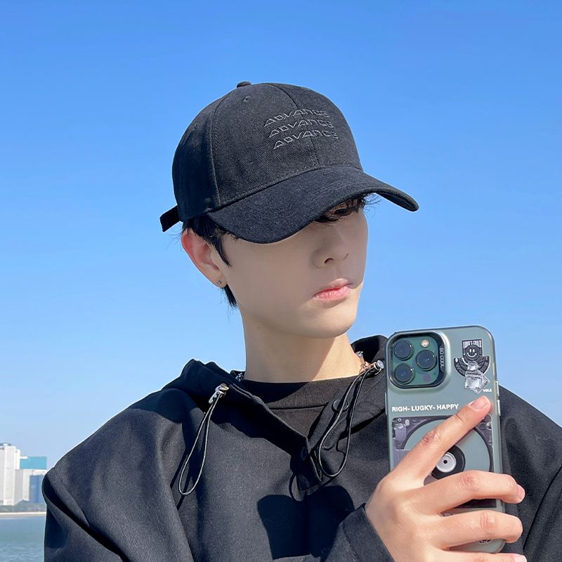 Czapka z daszkiem Big Head Cap męska w kolorze czarnym, letnia, uniwersalna, duża, męska, w stylu casual_voghion.com