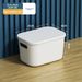 Desktop With Lid Plastic Miscellaneous Snacks Cosmetics Rectangular Basket Storage Organizing Box_voghion.com