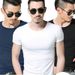 Herrenbekleidung Herren-T-Shirt mit kurzen Ärmeln, einfarbig, Unterhemd, große Größe, schmal, weiß, eng anliegend, Rundhalsausschnitt, Werbeshirt_voghion.com