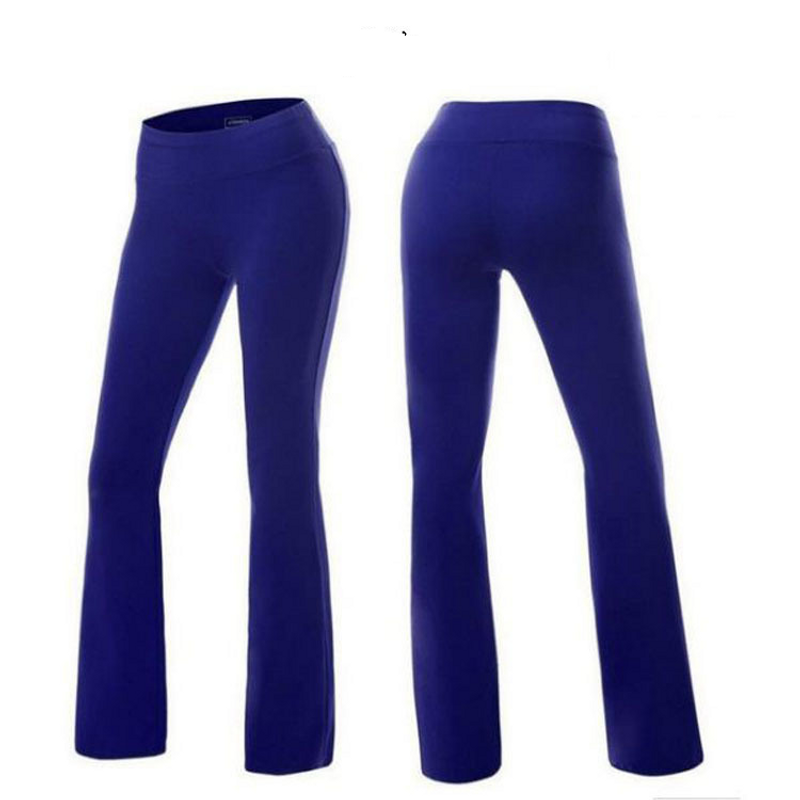 Women's Clothing Source High Waist Bell Bottom Pants High Elastic Tight Bell Bottom Trousers Women's Pants Factory Direct Sales_voghion.com