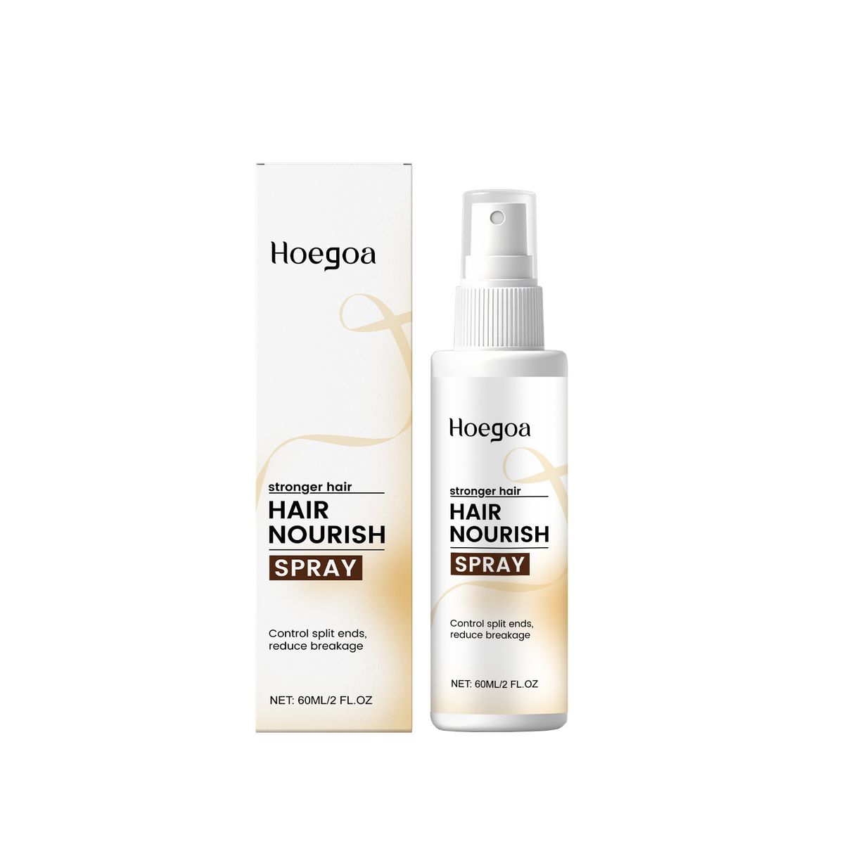 Hoegoa Refreshing Fluffy Hair Glossy Treatment Portable Spray Suitable For Daily Use_voghion.com