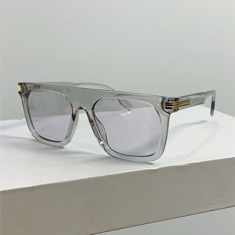Modische, personalisierte Sonnenbrille mit quadratischem großem Rahmen, für die Straßenfotografie auf Reisen und bei der Blendschutz-Sonnenbrille, vielseitig einsetzbar für Männer und Frauen_voghion.com