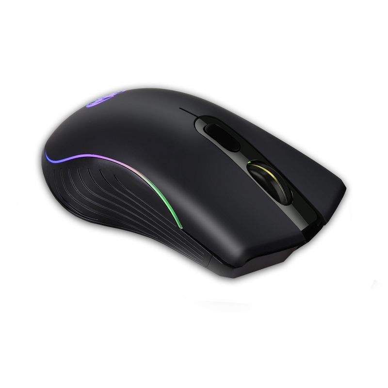 Ratón inalámbrico para juegos con carga de 2,4 G, colorido y luminoso para portátil_voghion.com