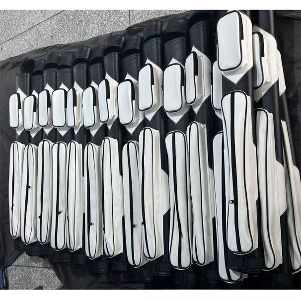 1/2 Nine Ball Split Storage Oval/Square 4-Hole Foam/Plastic Billiard Cue Case_voghion.com