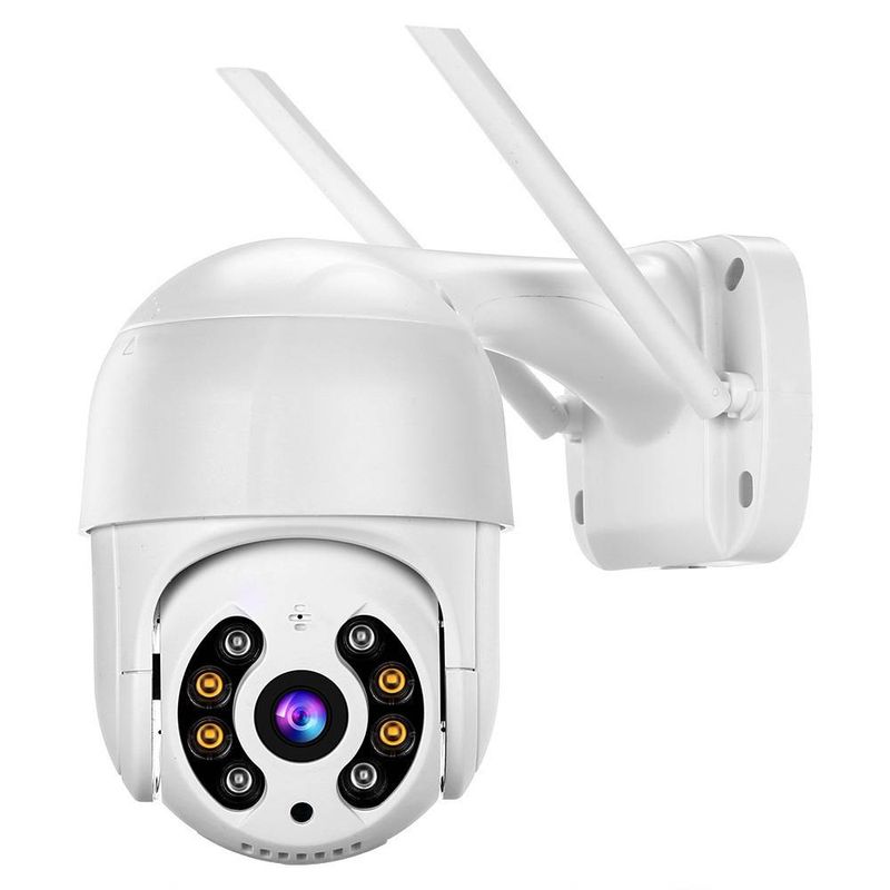 XiongMai ICSee vanjska WiFi sigurnosna kamera - infracrveni noćni vid, HD nadzor, dizajn otporan na vremenske uvjete_voghion.com
