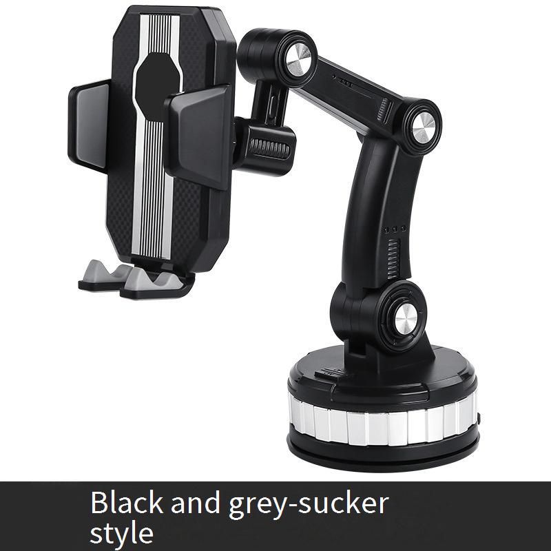 YJ-8735 Universal Car Phone Holder Mount, Super Strong Suction Cup & 360° Adjustable Gooseneck For Windshield, Compatible With All Smartphones_voghion.com