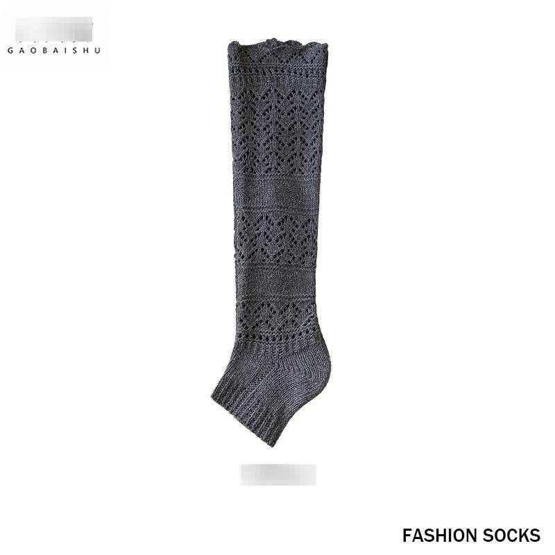 Calzini a gamba cava autunnali e invernali da donna, calzini a forma di cuore ondulato, calzini retrò in lana giapponese, calzini Zhuji_voghion.com