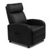 Fauteuil inclinable électrique pour salon, home cinéma, en cuir PU, avec massage et chaleur. Canapé-lit de massage._voghion.com
