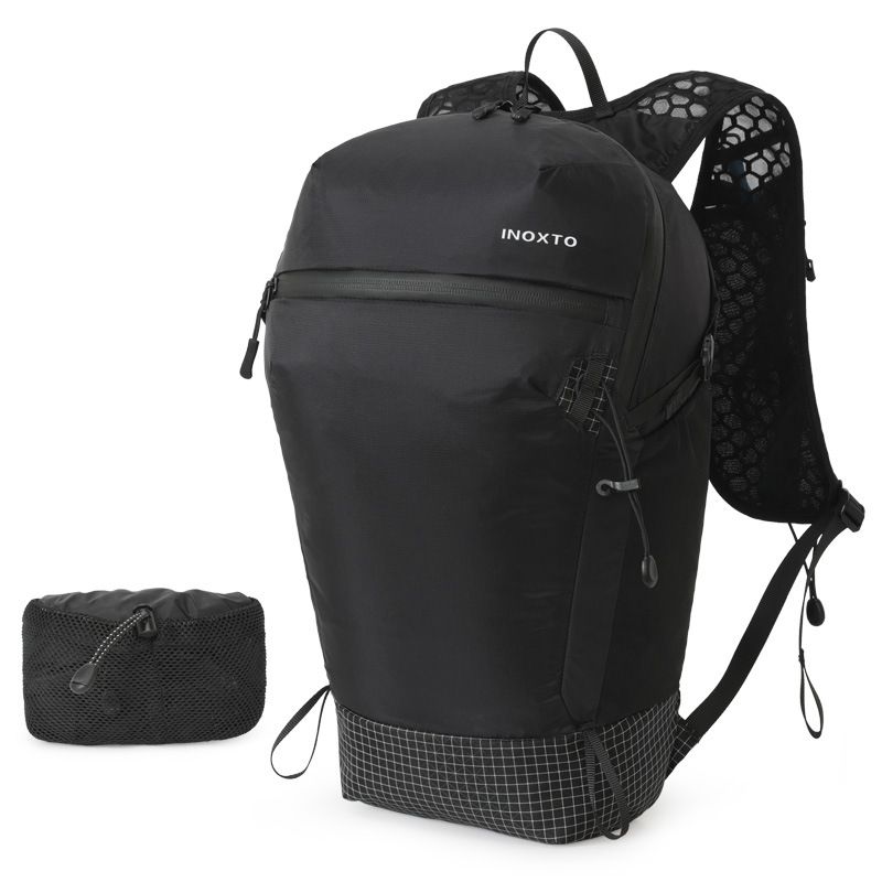 Climbing Bags Outdoor Cross Country Running Backpack Lightweight Foldable Mountaineering Bag Men And Women Splash Proof 14 Liter Water Bottle Backpack_voghion.com