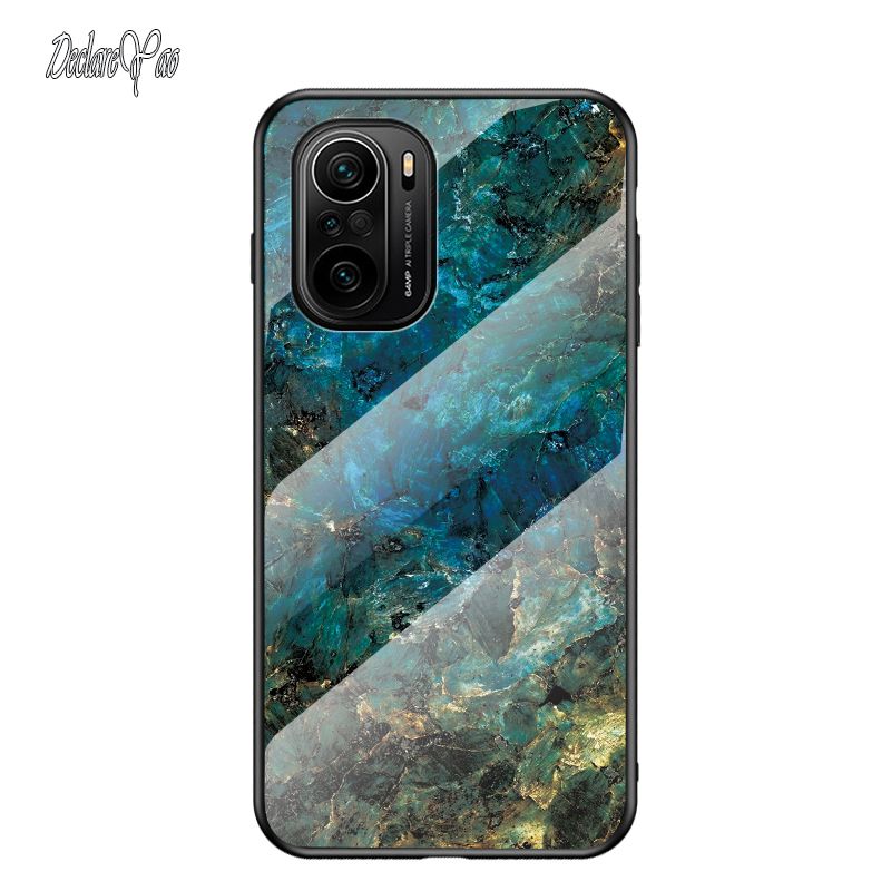 Poco X3 NFC X4 Pro Hülle DECLAREYAO Hartglasabdeckung für Xiaomi Poco F4 GT F3 F2 Pro M3 M4 Hülle Silikonrahmen Ultra Slim_voghion.com