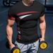T-shirt d'été à manches courtes et col rond pour homme, idéal pour le fitness et le sport_voghion.com