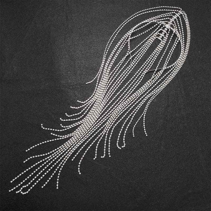 Strass lange quaste kopfschmuck übertrieben persönlichkeit stirnband haar zubehör ins stil haar zubehör haar hoop_voghion.com