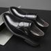 Summer New Cowhide Business Formal Wedding Thick-Soled Men's British Leather Shoes_voghion.com