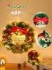 Decorative Wreath Photo Prop Scene Setup Vine Christmas Tree Ornament Peripheral Wall Door Hanging_voghion.com