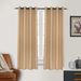 Full Blackout Curtains With Black Lining On The Back Of The Bedroom Solid Color Curtains_voghion.com