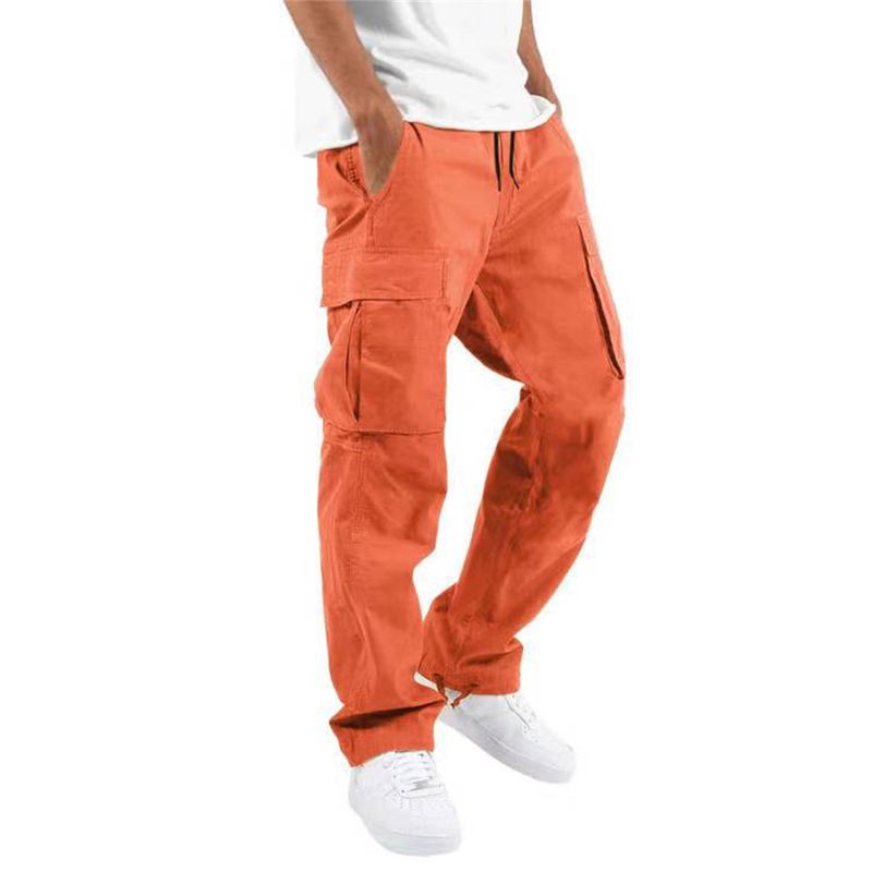 Tuta da uomo con coulisse, pantaloni casual multitasche_voghion.com
