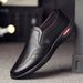 ct Suitable For All Seasons 2024 For Men Youth Men's New Style Hidden Heel Fashion Casual Shoes Business Slip-On Hollow Leather Sandals_voghion.com