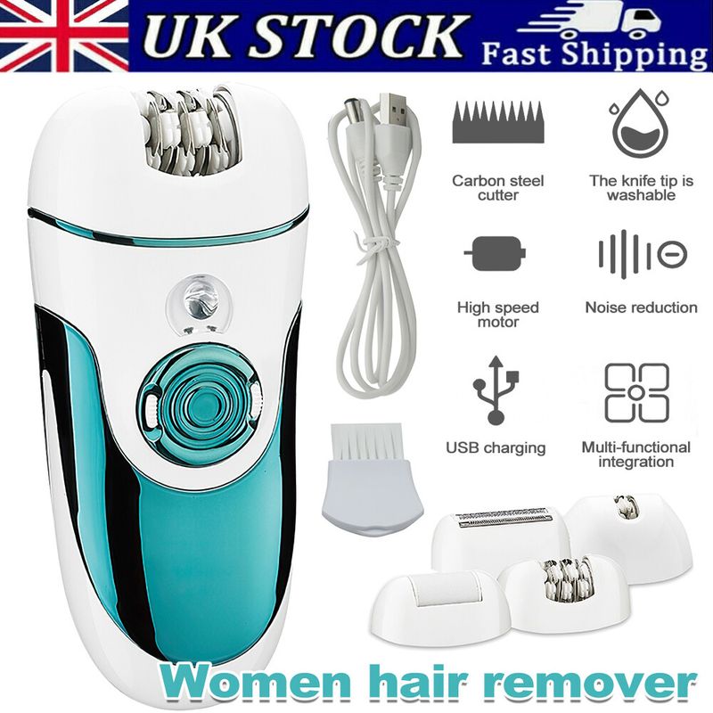 Épilateur rechargeable 4 en 1 pour femmes, épilateur facial, rasoir, cadeau_voghion.com