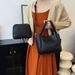 Autumn high-end texture niche design small for women's new trendy fashion single shoulder hand-held crossbody bucket bag_voghion.com