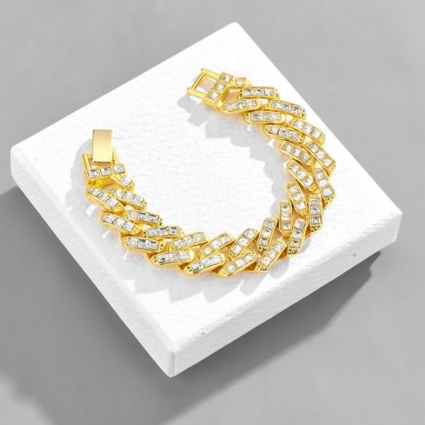 Design di nicchia hip hop pieno di diamanti catena cubana uomo 16mm hip hop accessori hiphop_voghion.com