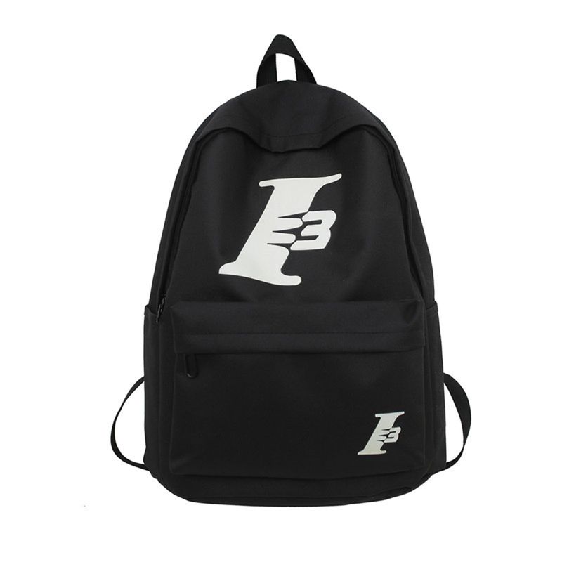 Zaino per studenti Lihanbao con motivo a cartoni animati, grande capacità, impermeabile, fosforescente, leggero, unisex, per studenti delle scuole superiori_voghion.com