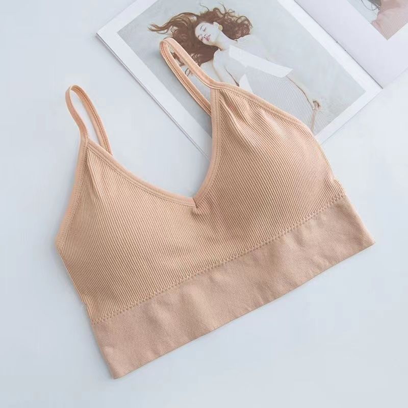 Yoga camisole vest with chest cushion, peony sports, beautiful back, sexy running, fitness, Pilates top, trendy ins_voghion.com