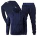 Herren-Fleece-Hoodie & Jogginghose, 3-teiliges Set – Weiche, bequeme Loungewear für Herbst und Winter_voghion.com