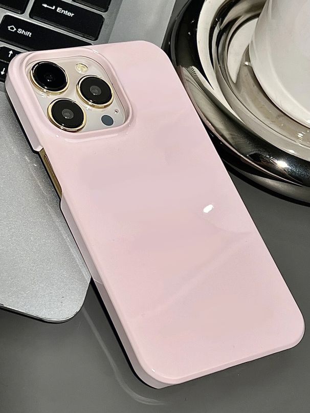 Unbeatable Quality South Korea Ins Minority Simple Pink Suitable Mobile Phone For IPhone Ip1413pro/12 Feilin No Twinning Shell_voghion.com