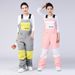 Unisex With Straps, Warm Ski Gear, Snowboard Suit, One-Piece Snow Pants_voghion.com