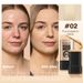 Kiss Beauty Dual-Ended Concealer Non-Cakey Non-Cracking Hydrating Skin With Brush Foundation Stick_voghion.com