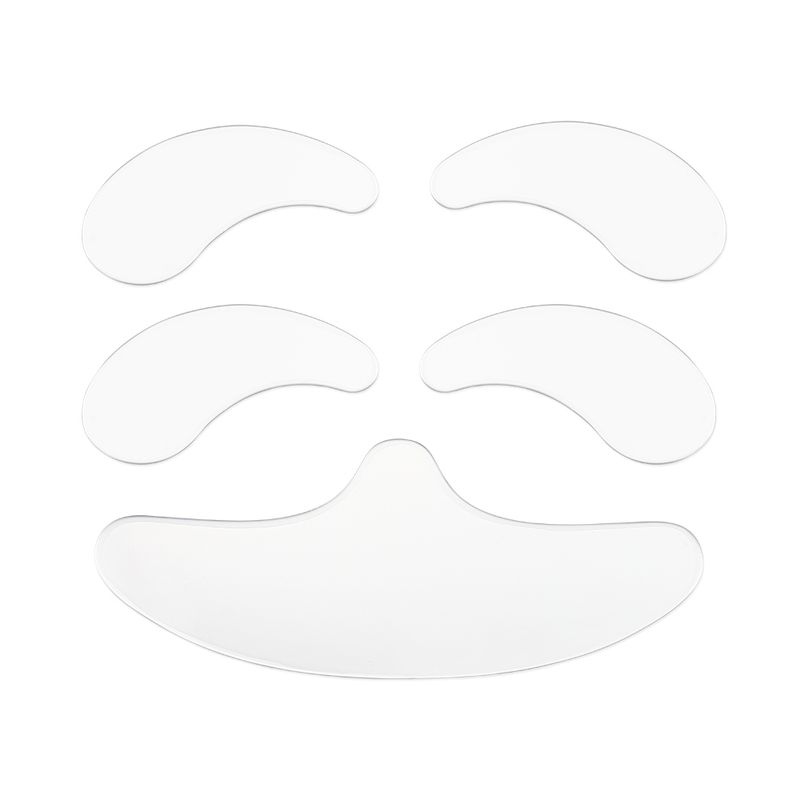 Reusable Silicone 5pcs Patches Anti Wrinkle Aging Pads Cheek Forehead Face Sticker Lifting Tools Neck Line_voghion.com