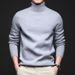 Spring And Autumn High-End Knitted 2025 New Soft Skin-Friendly Casual Fleece-Lined Warm Turtleneck Sweater For Men_voghion.com