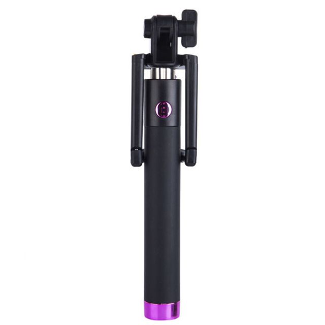 Mini Uzatılabilir Elde Taşınabilir Kablolu Selfie Çubuğu Taşınabilir Monopod Telefon Iphone 6s Plus Samsung Xiaomi Huawei Android Akıllı Telefon İçin_voghion.com