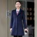 "Unisex Wool Blend Professional Coat – Mid-Length Workwear For Hotel & Office Managers (Navy/Black, S–4XL)"_voghion.com