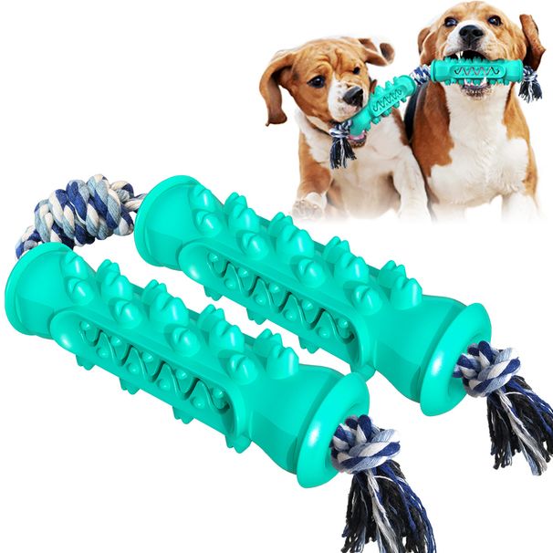 Pet Supplies Toys Grinding Stick Use Durable Teeth Cleaning Bone Toothbrush Dog Chew Stress Relief With Pull Rope_voghion.com