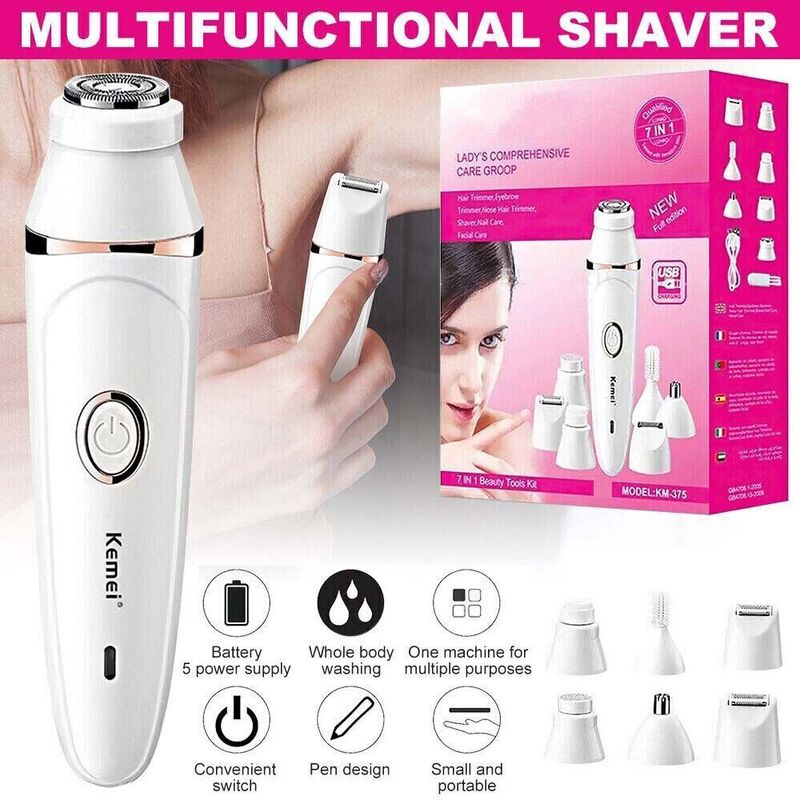 Épilateur visage 7 en 1 pour femmes Epil Pro 3.0, tondeuse corps, NEUF au Royaume-Uni_voghion.com