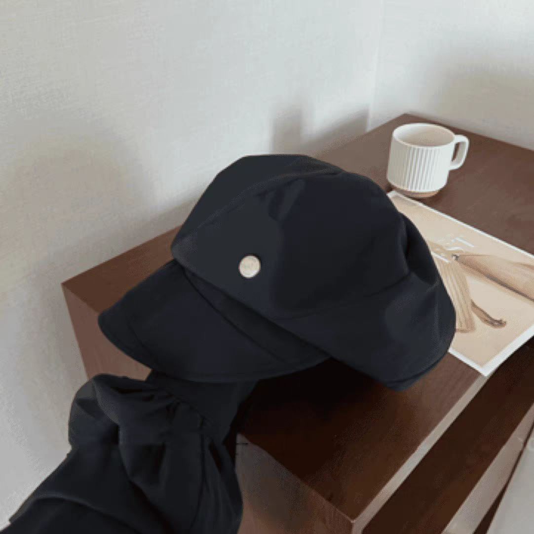 Black Suede Versatile Octagonal For Women, Spring And Autumn, Face Slimming, Fashionable Beret, Large Head Circumference_voghion.com