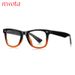 New Retro Glasses Frame Ins Style Glasses Frame Plug In Orange TR Classic Flat Glasses_voghion.com