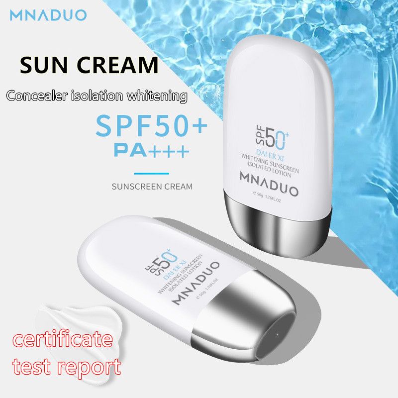 Correttore schiarente solare, protezione solare SPF50++, crema solare resistente all'acqua e al sudore_voghion.com