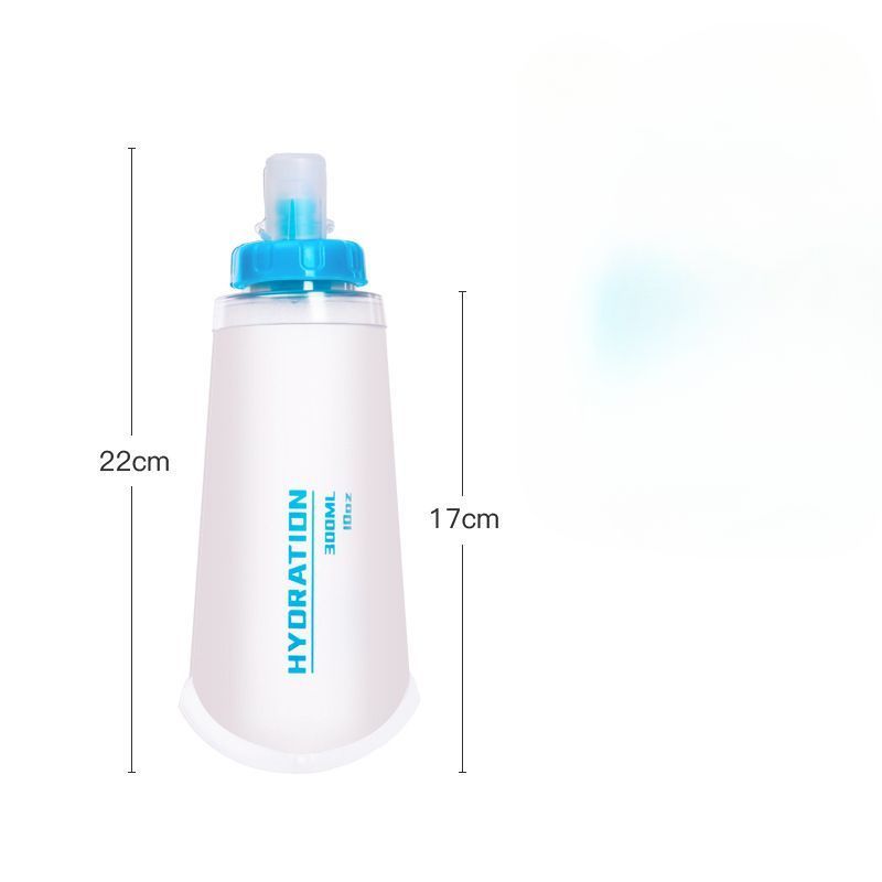 Tragbare Sport Camping Wandern Weiche Wasserflasche Faltbare Große Kapazität Fitness Radfahren_voghion.com