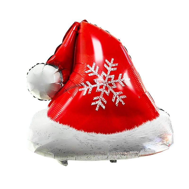 Set di palloncini in alluminio con albero di Natale e Babbo Natale in piedi - Grandi decorazioni per feste, palloncini in alluminio autoportanti per casa e ufficio_voghion.com