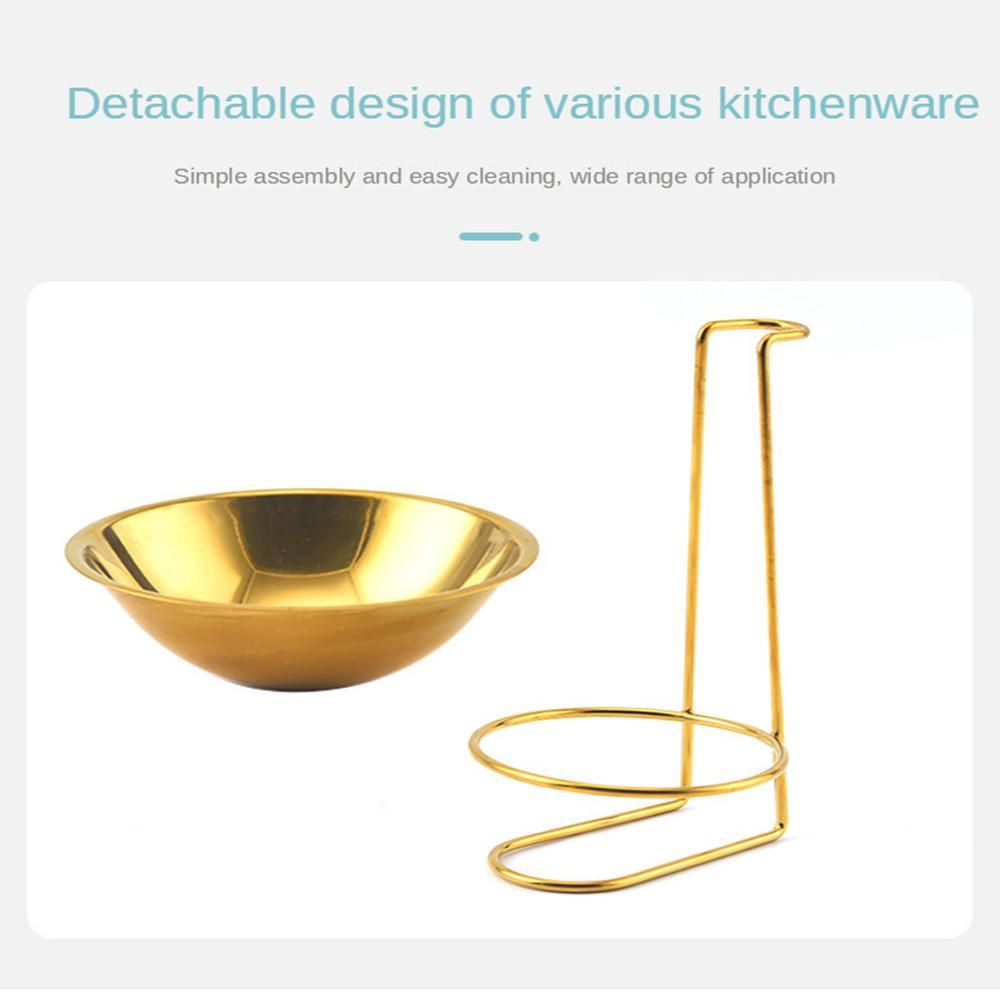 Suppenlöffelhalter aus Edelstahl, Geschirrlöffelhalter, Küchenlöffelaufbewahrungshalter_voghion.com