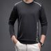Long sleeved T-shirt for leisure, sports, fitness, high elasticity, quick drying top_voghion.com