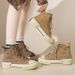 2025 Herbst/Winter Neue Damen High-Top Canvas Sneakers Casual Chunky-Sole Sportschuhe_voghion.com