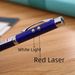 Factory Direct four-in-one Multi-function laser pointer pen type red laser infrared retractable pointer pen ballpoint pen_voghion.com