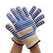Microwave Anti-Scald Five-Finger Flexible Kitchen Non-Slip Heat-Resistant Oven Gloves Baking BBQ High Temperature_voghion.com