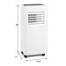 3-in-1 8000 BTU Portable Air Conditioner With Remote Control_voghion.com